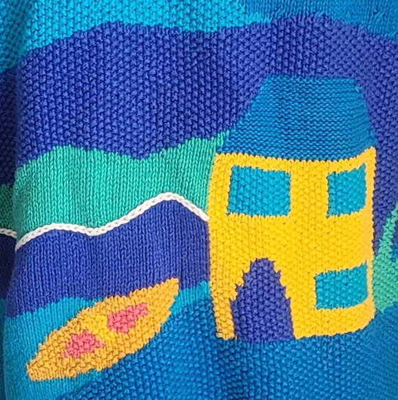 Vintage 80s Lake House Sweater - Picture 3 of 6